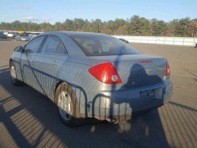 1G2ZF58B374106846 - 2007 PONTIAC G6 VALUE L GRAY photo 3