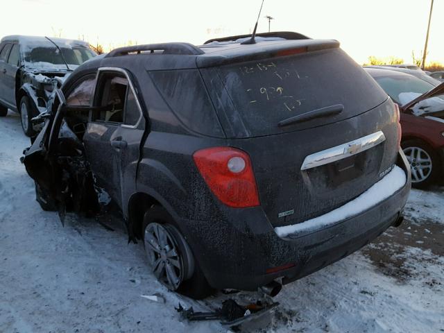 2GNFLDE59C6132982 - 2012 CHEVROLET EQUINOX LT BLACK photo 3