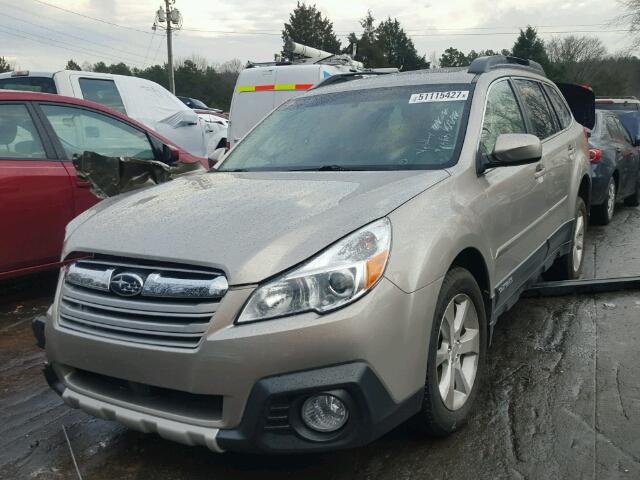 4S4BRCLC7E3213941 - 2014 SUBARU OUTBACK 2. TAN photo 2