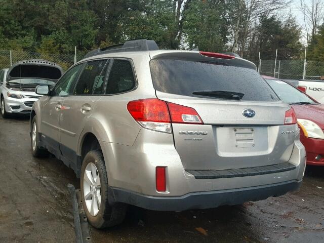 4S4BRCLC7E3213941 - 2014 SUBARU OUTBACK 2. TAN photo 3