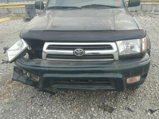 JT3GN87R9X0128643 - 1999 TOYOTA 4RUNNER LI GREEN photo 7