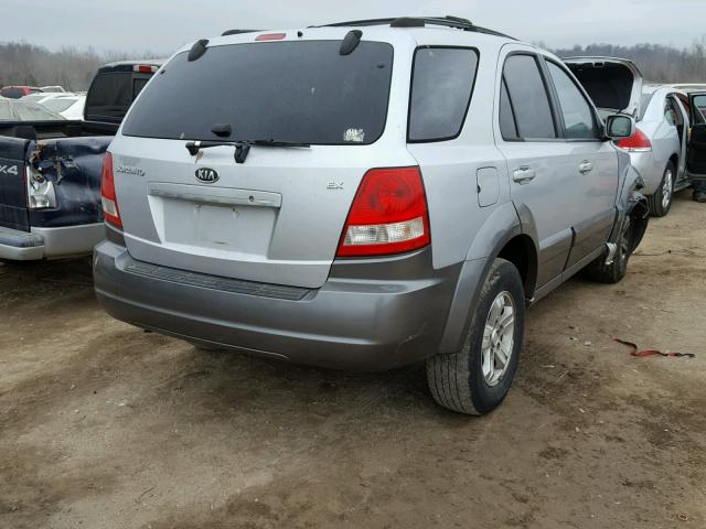 KNDJC733765525272 - 2006 KIA SORENTO EX GRAY photo 4