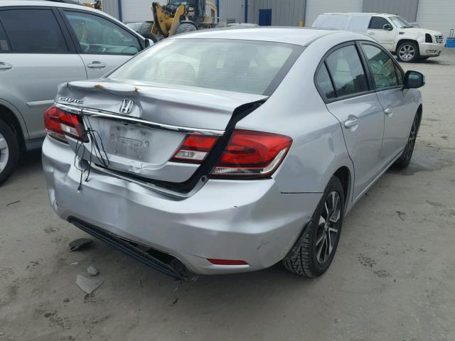 2HGFB2F88DH525002 - 2013 HONDA CIVIC EX ნაცრისფერი ფოტო 4