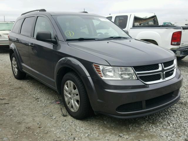 3C4PDCAB6ET210522 - 2014 DODGE JOURNEY SE GRAY photo 1