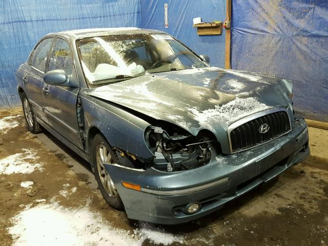 KMHWF35H25A099796 - 2005 HYUNDAI SONATA GLS BLUE photo 1