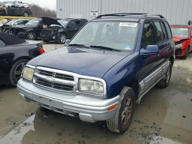 2CNBJ634026920059 - 2002 CHEVROLET TRACKER LT BLUE photo 2