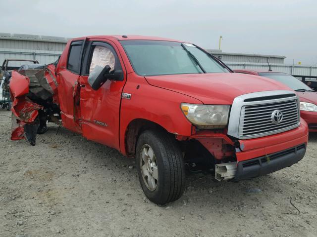 5TFBW5F18AX108394 - 2010 TOYOTA TUNDRA DOU RED photo 1