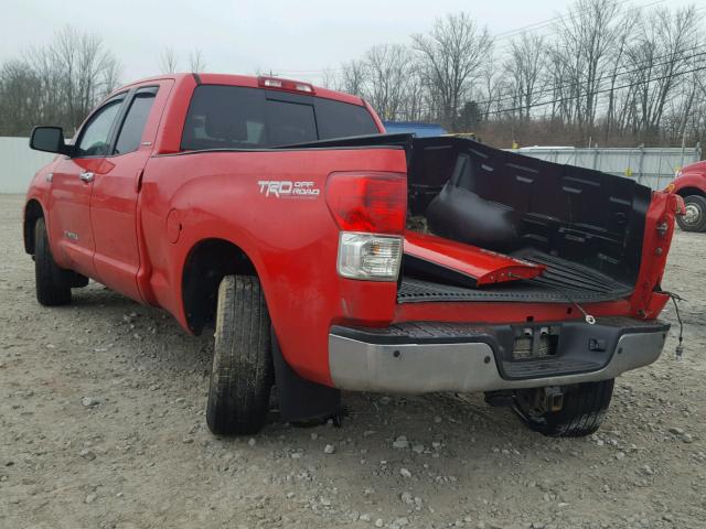 5TFBW5F18AX108394 - 2010 TOYOTA TUNDRA DOU RED photo 3