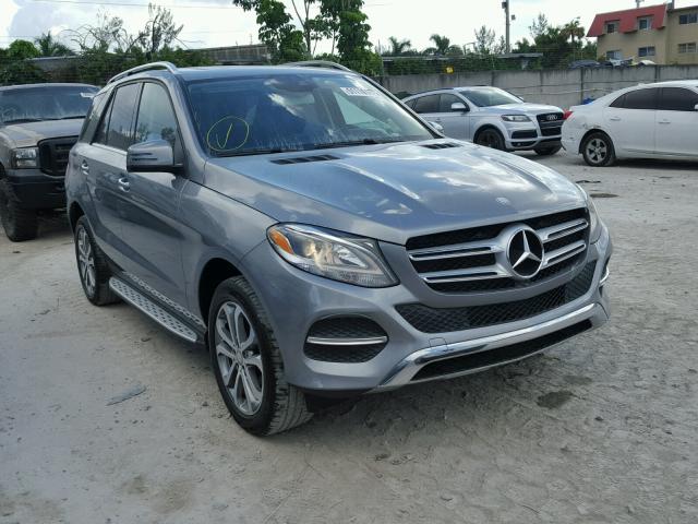 4JGDA5JBXGA646335 - 2016 MERCEDES-BENZ GLE 350 GRAY photo 1