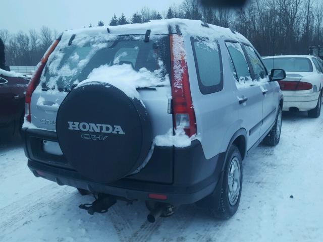 SHSRD78432U011132 - 2002 HONDA CR-V LX SILVER photo 4