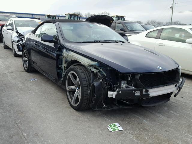 WBAEB53548CX61495 - 2008 BMW 650 I ლურჯი ფოტო 1