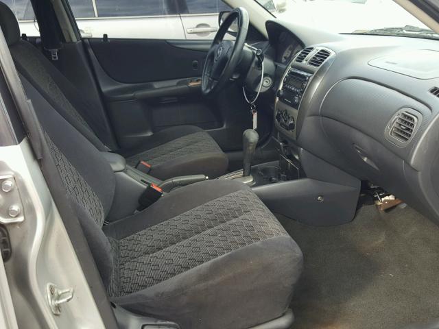 JM1BJ245821551135 - 2002 MAZDA PROTEGE PR SILVER photo 5