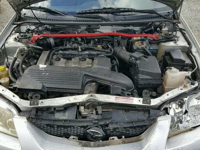 JM1BJ245821551135 - 2002 MAZDA PROTEGE PR SILVER photo 7