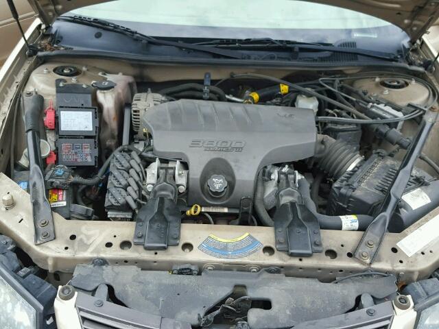 2G1WH52K449280492 - 2004 CHEVROLET IMPALA LS GOLD photo 7