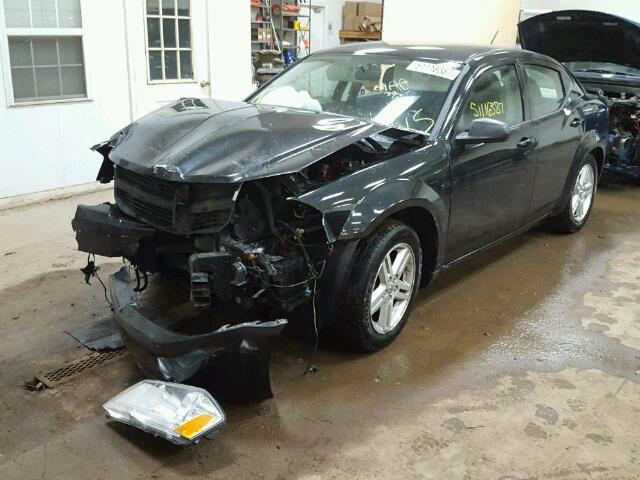 1B3LC56B39N531771 - 2009 DODGE AVENGER SX BLACK photo 2