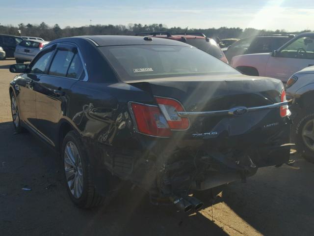 1FAHP2FW9BG106694 - 2011 FORD TAURUS LIM BLACK photo 3