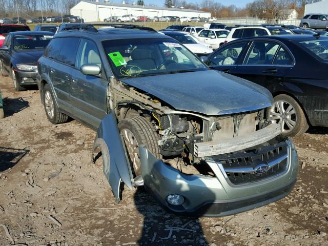 4S4BP66C497335934 - 2009 SUBARU OUTBACK 2. GREEN photo 1