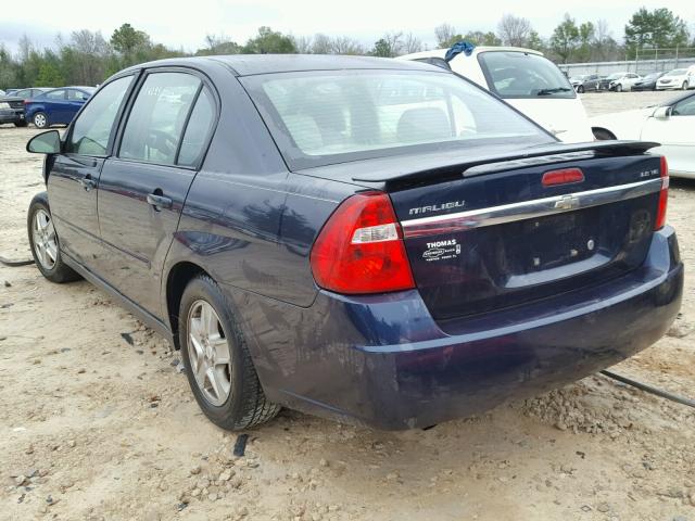 1G1ZT52835F274160 - 2005 CHEVROLET MALIBU LS BLUE photo 3