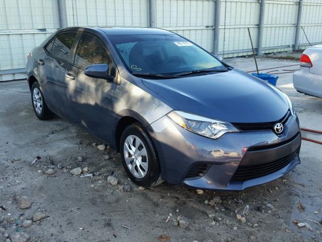 2T1BURHE9FC235979 - 2015 TOYOTA COROLLA L BLUE photo 1