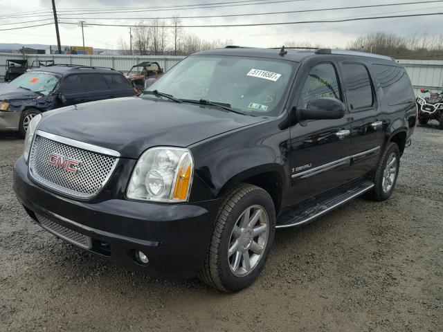 1GKFK66868J205806 - 2008 GMC YUKON XL D BLACK photo 2