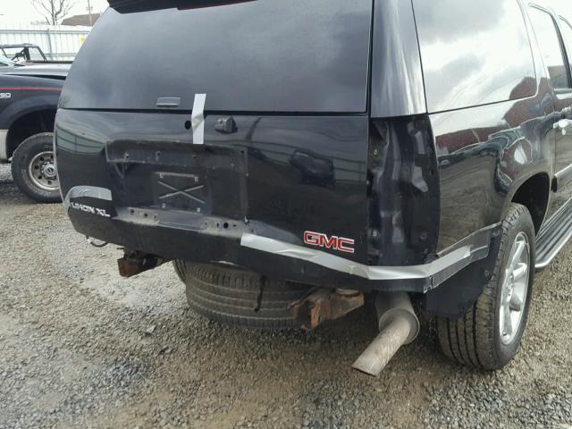 1GKFK66868J205806 - 2008 GMC YUKON XL D BLACK photo 9