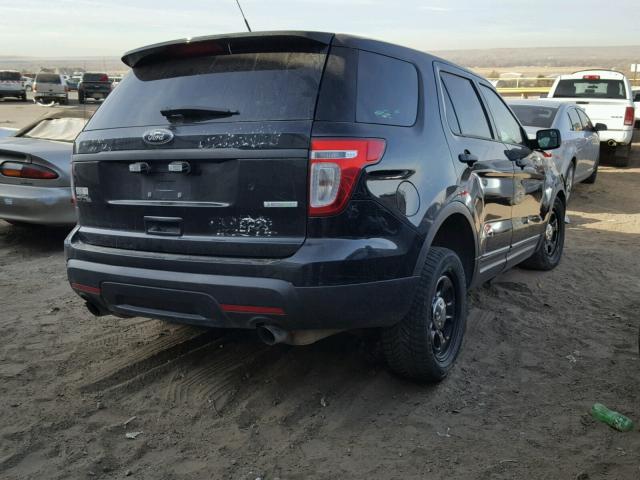 1FM5K8ATXEGC26208 - 2014 FORD EXPLORER P BLACK photo 4