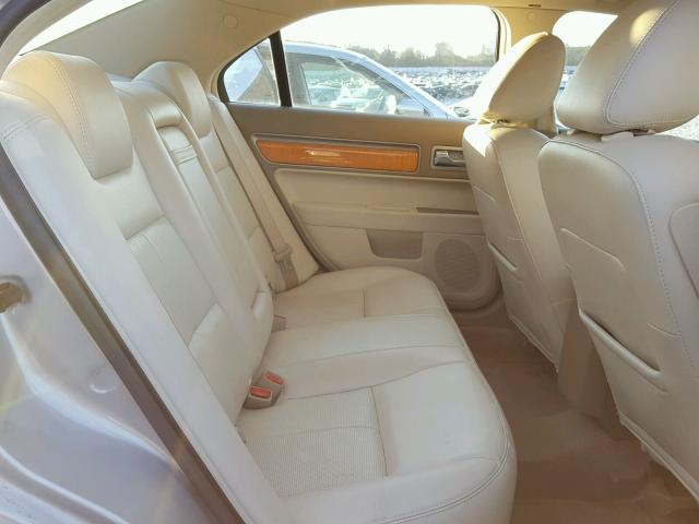 3LNHM26T59R605645 - 2009 LINCOLN MKZ BEIGE photo 6