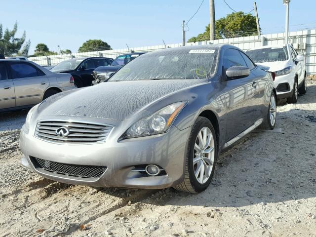 JN1CV6FE0CM202521 - 2012 INFINITI G37 BASE GRAY photo 2