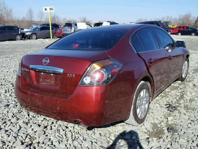 1N4AL2AP6AN415269 - 2010 NISSAN ALTIMA BAS MAROON photo 4