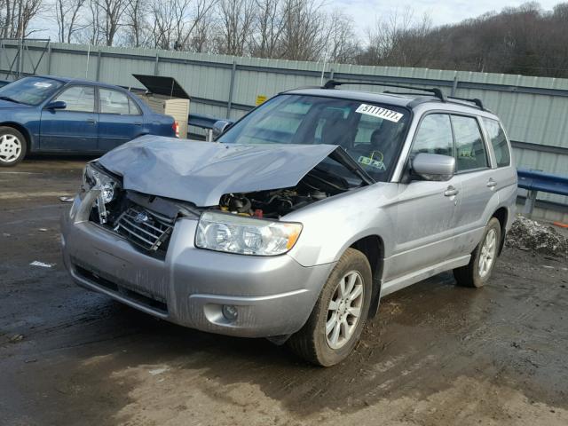 JF1SG65688H717849 - 2008 SUBARU FORESTER 2 SILVER photo 2