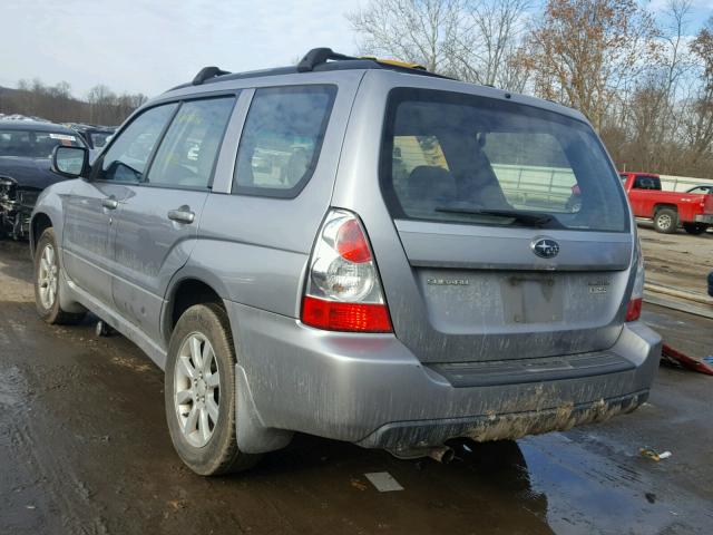 JF1SG65688H717849 - 2008 SUBARU FORESTER 2 SILVER photo 3