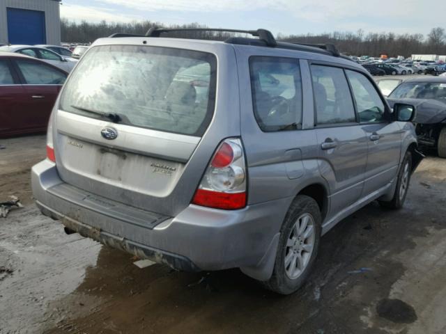 JF1SG65688H717849 - 2008 SUBARU FORESTER 2 SILVER photo 4