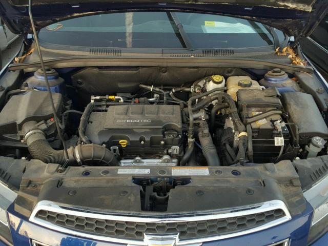 1G1PC5SB6D7243979 - 2013 CHEVROLET CRUZE LT BLUE photo 7