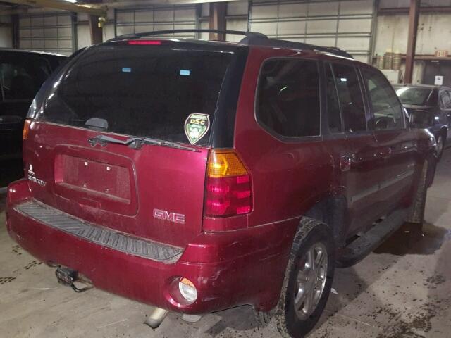 1GKDT13S862316887 - 2006 GMC ENVOY RED photo 4