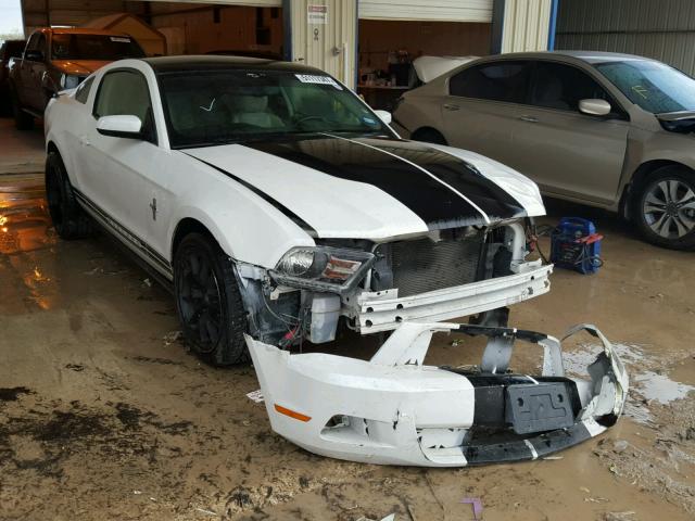 1ZVBP8AN7A5164277 - 2010 FORD MUSTANG WHITE photo 1