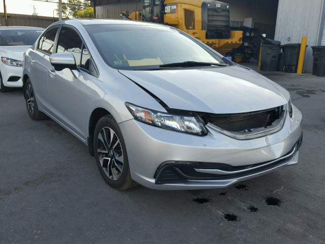 2HGFB2F80EH542300 - 2014 HONDA CIVIC EX SILVER photo 1