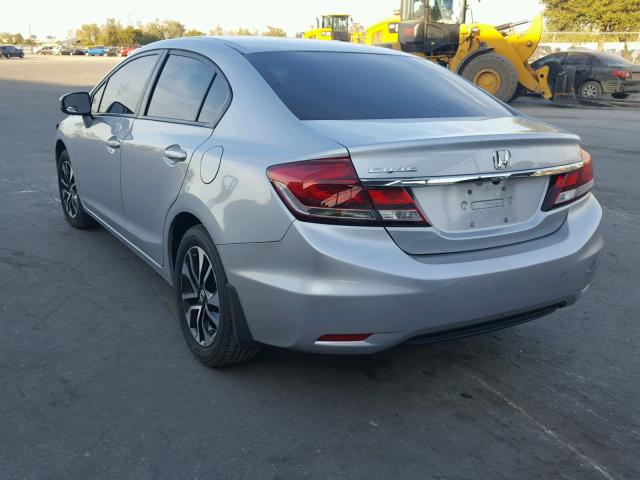 2HGFB2F80EH542300 - 2014 HONDA CIVIC EX SILVER photo 3