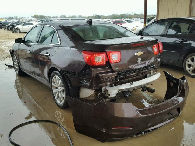 1G11F5SL7FF248025 - 2015 CHEVROLET MALIBU LTZ MAROON photo 3