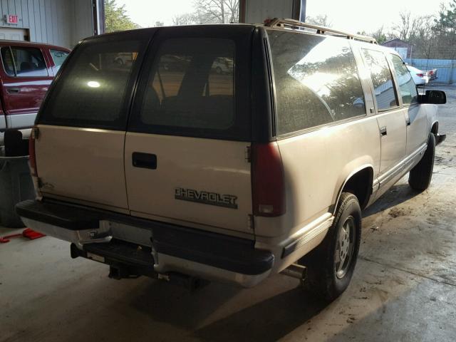 1GNFK16K1PJ341681 - 1993 CHEVROLET SUBURBAN K TAN photo 4