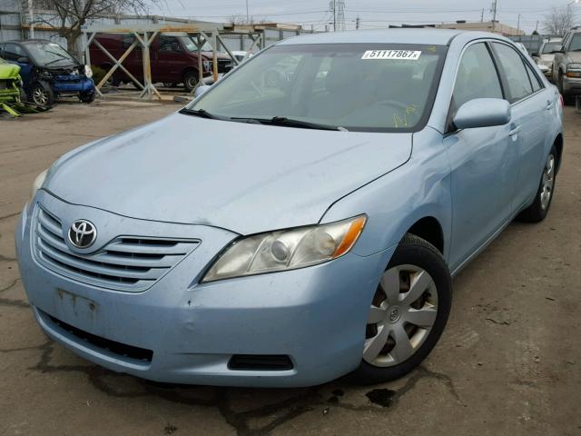 4T1BE46KX7U585310 - 2007 TOYOTA CAMRY NEW BLUE photo 2