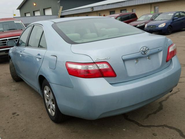 4T1BE46KX7U585310 - 2007 TOYOTA CAMRY NEW BLUE photo 3