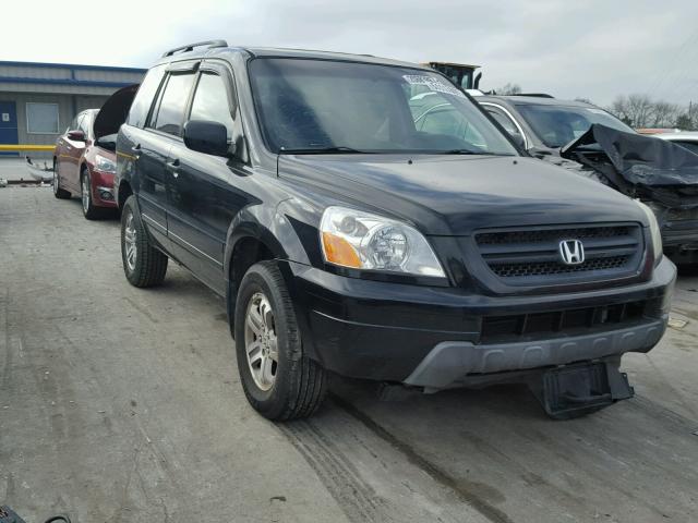 2HKYF18765H545462 - 2005 HONDA PILOT EXL BLACK photo 1