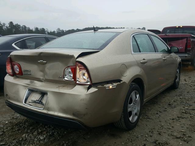 1G1ZG57B384186380 - 2008 CHEVROLET MALIBU LS GOLD photo 4