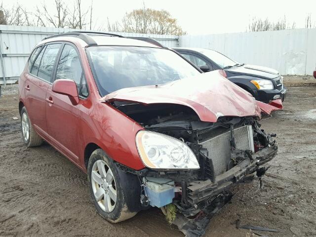 KNAFG526887206705 - 2008 KIA RONDO LX RED photo 1