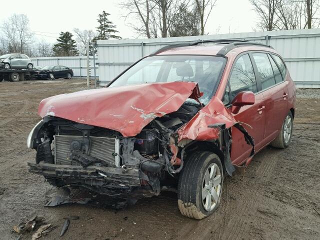 KNAFG526887206705 - 2008 KIA RONDO LX RED photo 2