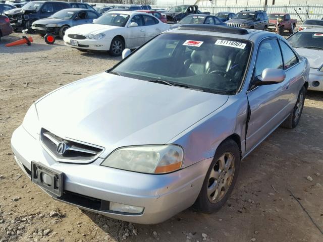 19UYA42471A036417 - 2001 ACURA 3.2CL SILVER photo 2