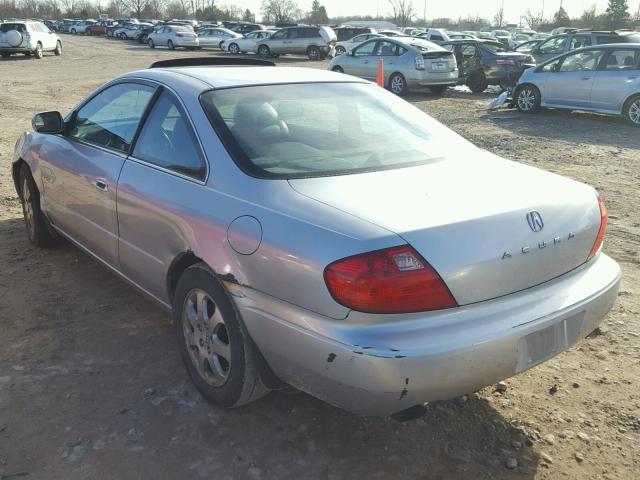 19UYA42471A036417 - 2001 ACURA 3.2CL SILVER photo 3