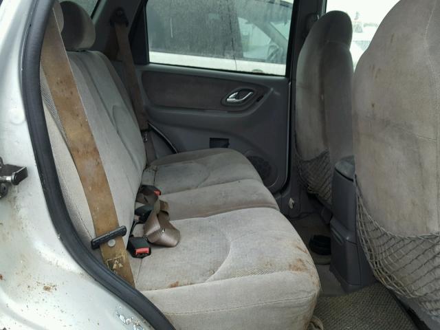 4F2YU09161KM09614 - 2001 MAZDA TRIBUTE SILVER photo 6