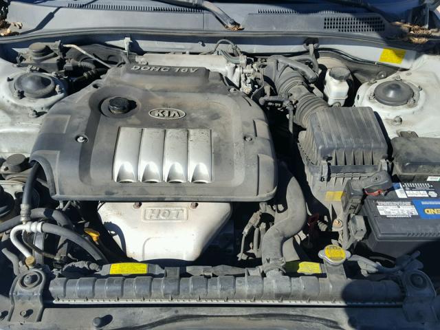 KNAGD126X45353328 - 2004 KIA OPTIMA LX SILVER photo 7