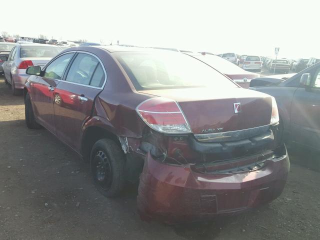 1G8ZV57B99F243632 - 2009 SATURN AURA XR RED photo 3